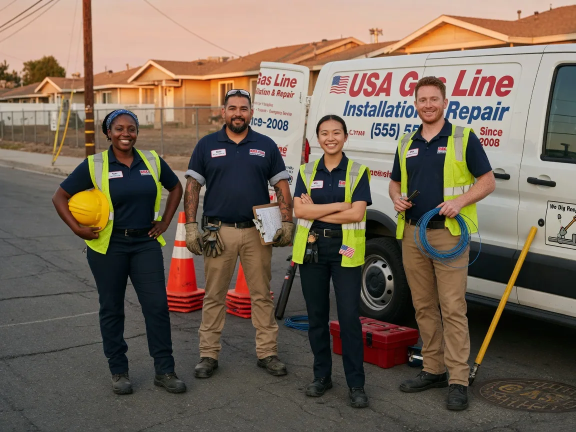 Gas Line Installation company in Blairs, VA